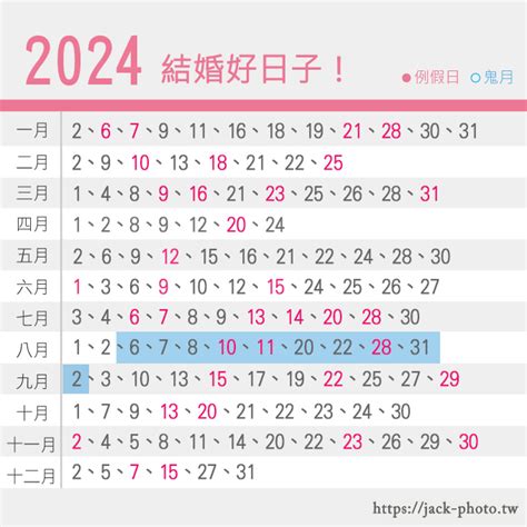 2024 結婚吉日